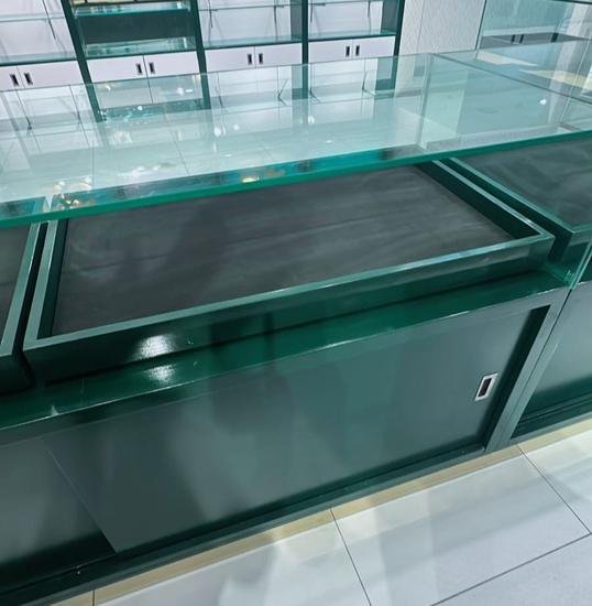 Glass Display Counter - Pearl DecoTech Dubai