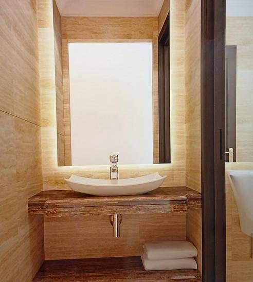 Gold Shower Room - Pearl DecoTech Dubai
